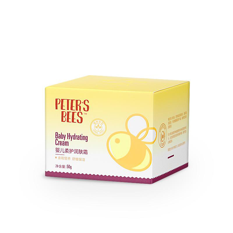 彼特的蜜蜂peter’s bees面霜婴儿倍护特润霜润肤乳保湿按摩防干裂面霜50g橄榄油精华持久呵护娇嫩新老包装随机发货