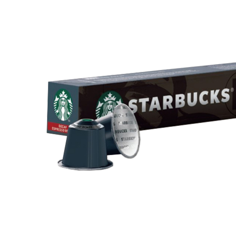 星巴克(Starbucks) 浓缩烘焙咖啡 轻咖版 咖啡胶囊57g(内含10颗)(深度烘培)