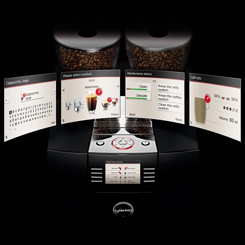 优瑞(Jura) GIGAX8C 瑞士进口商用意式美式现磨全自动咖啡机