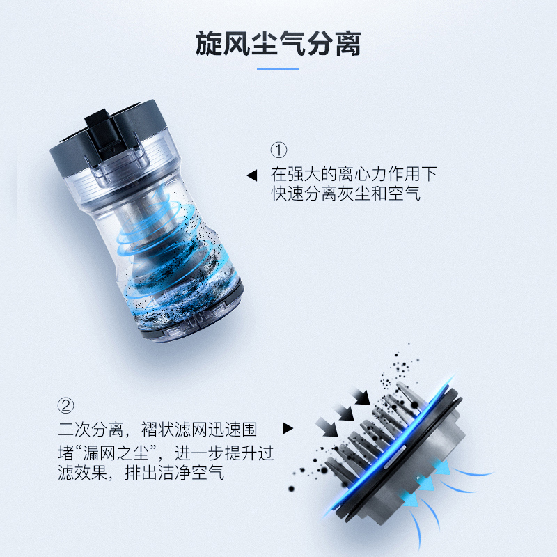松下( Panasonic)日本全进口MC-SBU820C充电式无绳手持长续航大吸力家用吸尘器