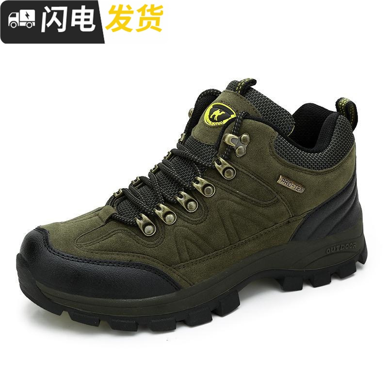 秋冬季男鞋中老年爸爸鞋休闲运动鞋加绒真皮老人鞋软底防滑棉鞋男启如休闲鞋休闲鞋