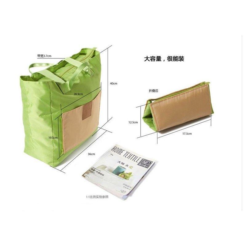 折叠购物袋帆布旅行袋包衣物整理袋大容量收纳袋可跨行李箱手提包多色多彩多款生活日用家庭清洁生活日用收纳用品收纳袋