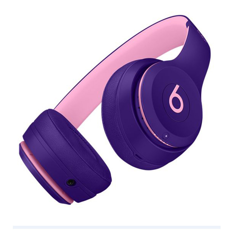 BEATS Solo3 Wireless 无线耳机 头戴式蓝牙耳机 带麦跑步运动耳机 Pop 紫
