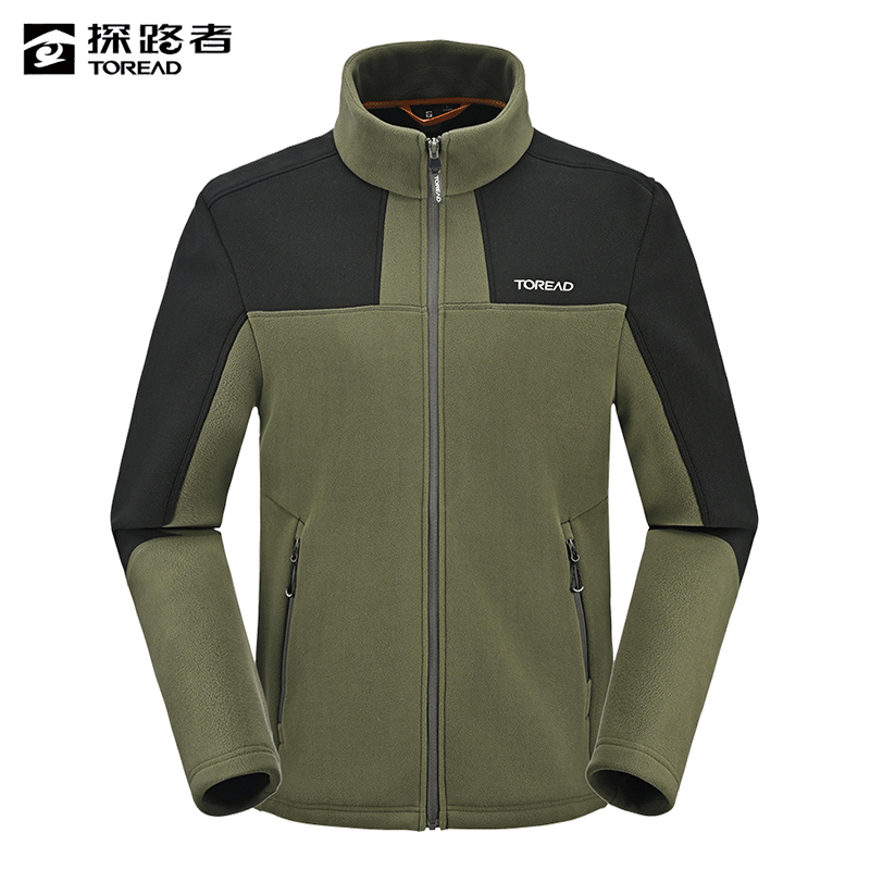 探路者 男式抓绒服 TACCAM91227/件高清大图