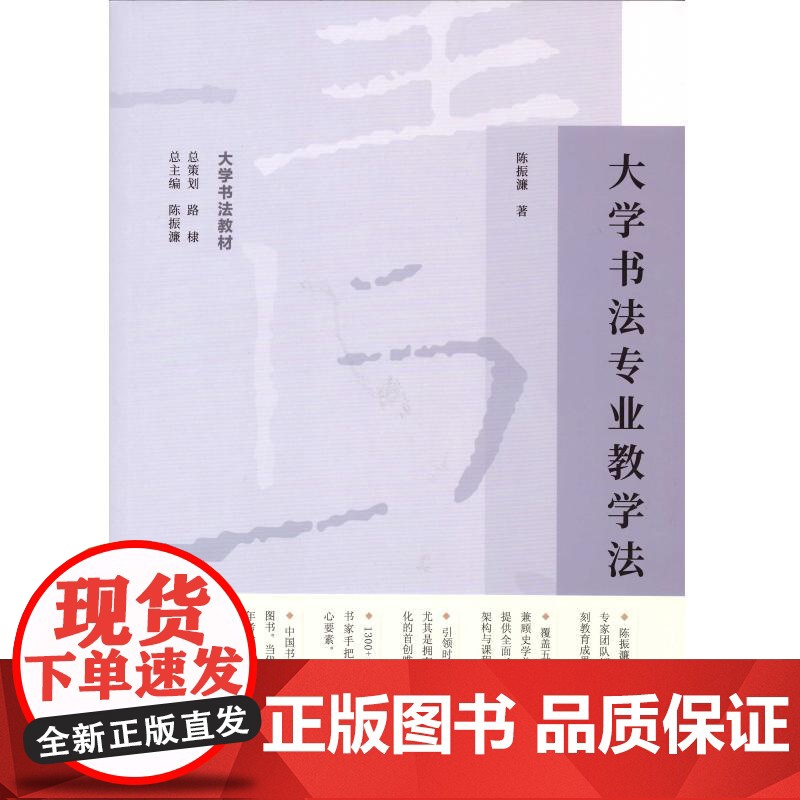 大学书法专业教学法 大学书法教材陈振濂著上海书画出版社高清大图