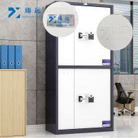 臻远ZY5020615G 灰白套色双节带斗指纹锁保密柜 台 1mm