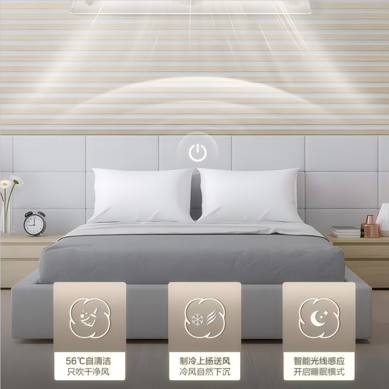 海尔 家用1.5匹 变频冷暖两用睡眠空调挂机KFR-35GW/ B1KKC81U1