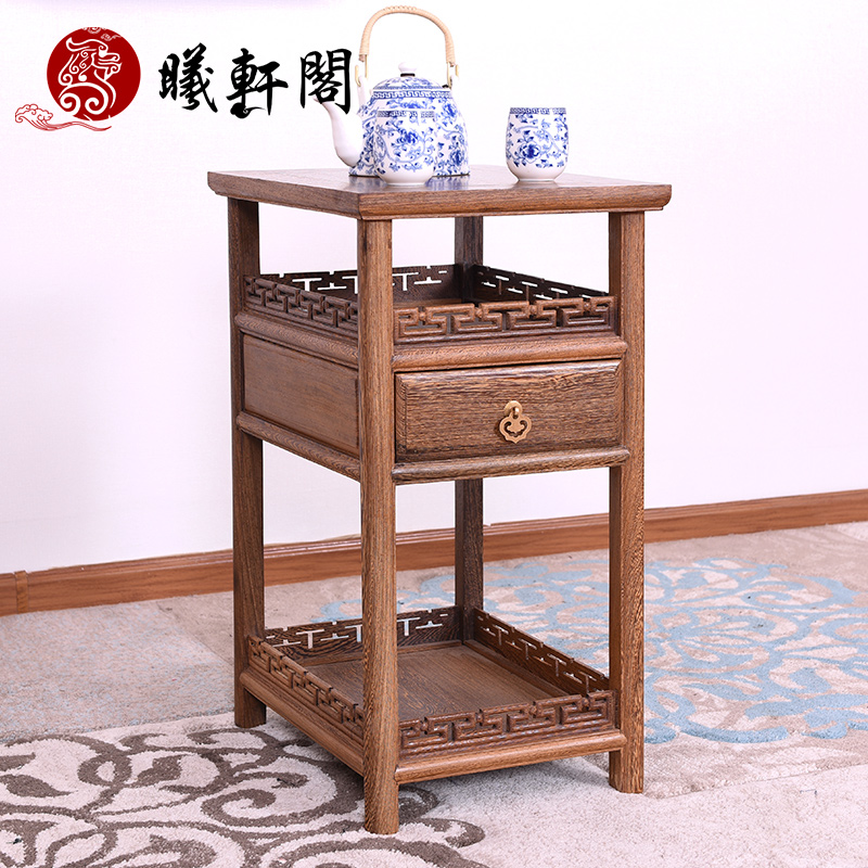 红木家具实木小茶几 中式简约茶台鸡翅木边几角几仿古迷你小茶桌