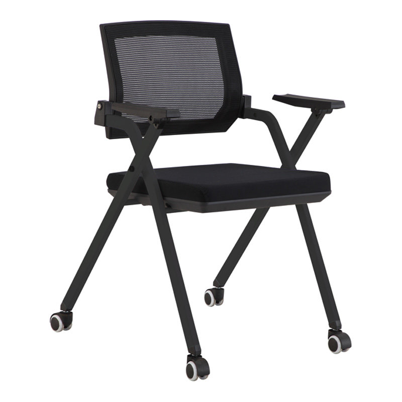 臻远 ZY-7539 折叠培训椅办公会议椅电脑椅 含轮子