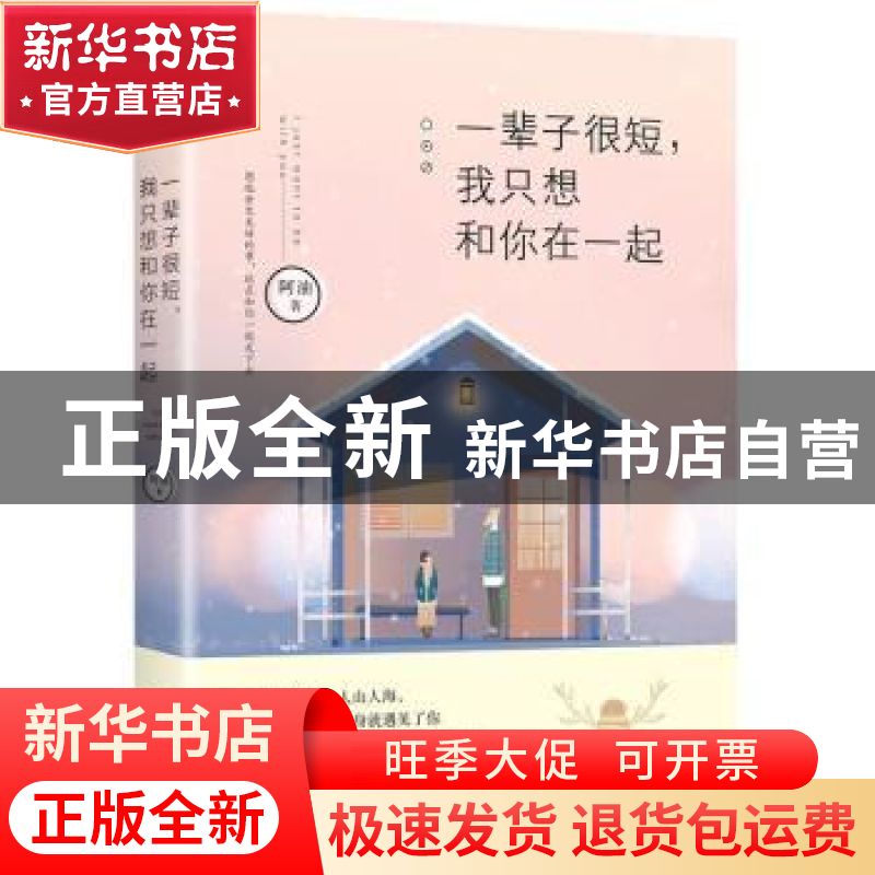 正版 一辈子很短 我只想和你在一起 阿油著 文化发展出版社 97875高清大图