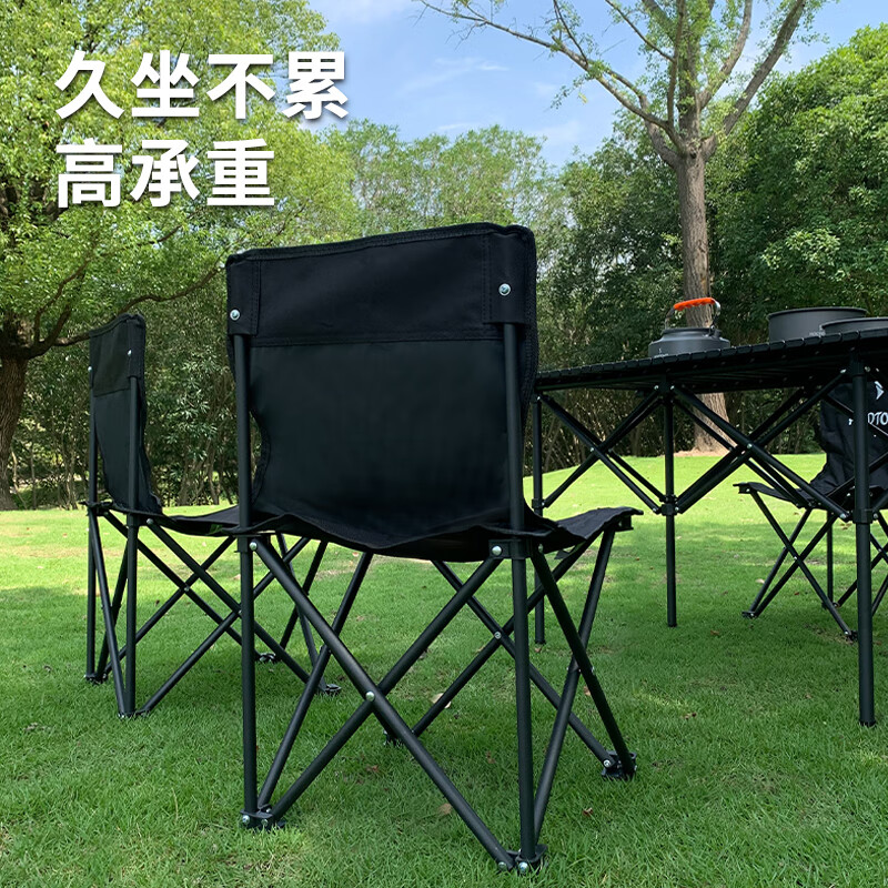 Hodtown何大屋黑色折叠椅 HDW1564高清大图