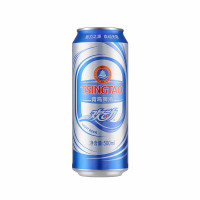 青岛啤酒(TSINGTAO) 欢动啤酒7度 500ml*12罐*2箱 官方直营(ZJ)
