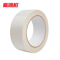 高翊柏 12100137 强力双面布基胶带 白色离型纸（加厚加粘款）40mm*18m 高粘网格胶带地毯固定双面胶