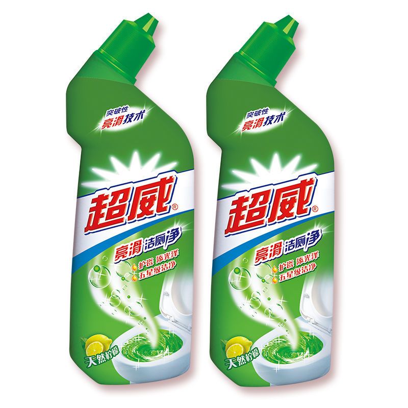 超威洁厕灵马桶除菌清洁剂尿垢强力厕所除臭除垢去污洁厕液亮滑 超威亮滑洁厕净 2瓶