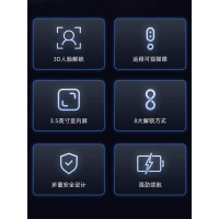 凯迪仕(Kaadas)智能锁Q3 FVP指纹锁推拉式全自动3D人脸识别智能门锁家用防盗门锁电子密码锁