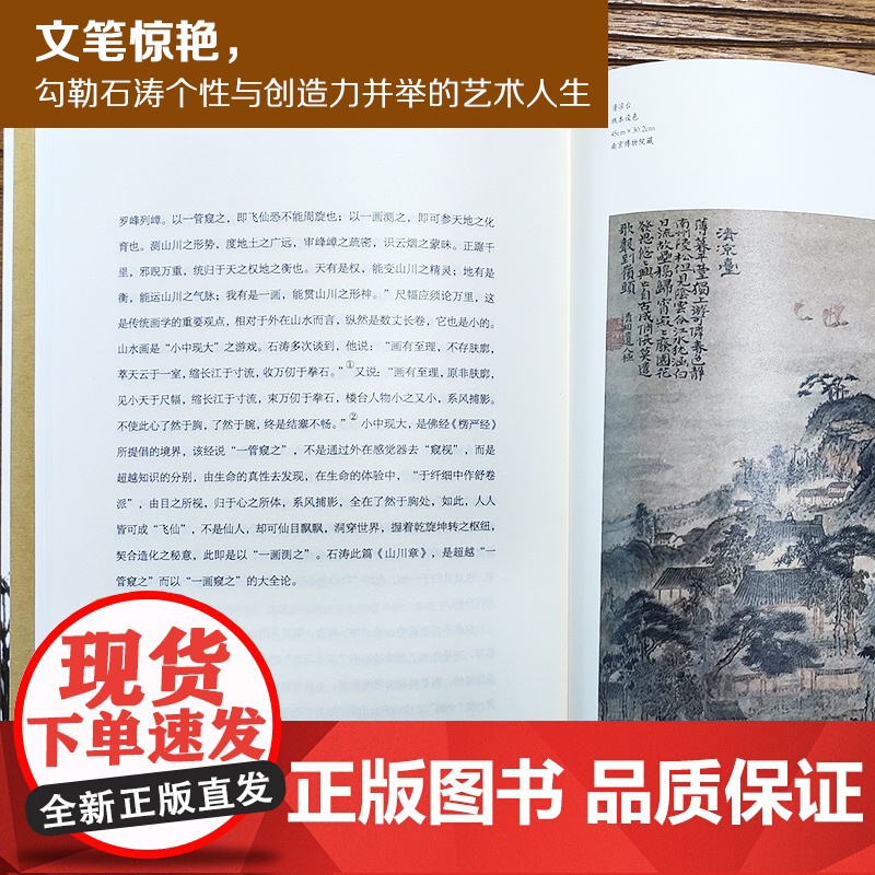 法自画生——石涛的艺术哲学 朱良志艺术哲学文存 中国美学入门 人物传记 解读“一画”论 《画语录》释读高清大图
