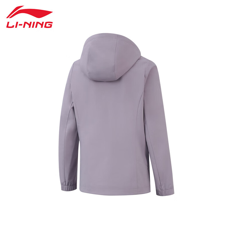李宁(LI-NING) AFDV922-9 冲锋衣 罗锦紫(女) L高清大图