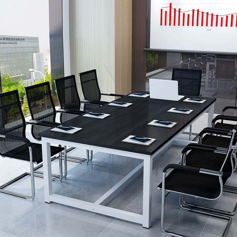 麦格尚会议桌长桌办公桌拼接洽谈桌长方形开会桌大板桌子工作台