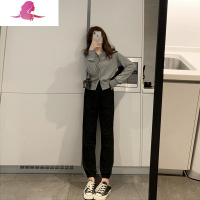 艳如飞运动裤休闲时尚减龄洋气春季盐系炸街港风两件套装女复古chic春秋套装