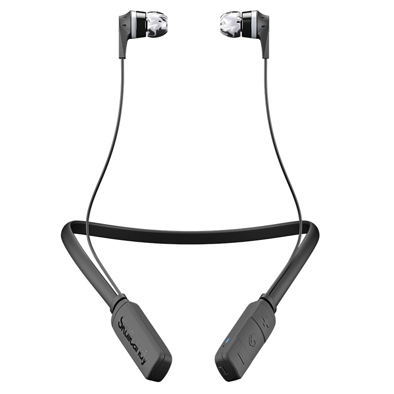 骷髅头(Skullcandy)INK’D 2.0 WIRELESS S2IKW-J509蓝牙运动无线耳机 黑色