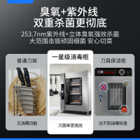 康宝耐惠紫外线刀具消毒柜商用不锈钢挂壁式菜刀食堂酒店刀架刀箱