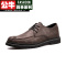 公牛四季休闲鞋春季新款搭配休闲西裤牛仔裤的鞋男土上线小皮鞋青年工作上班正装软底青年百搭潮鞋