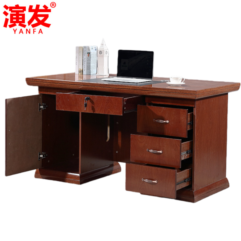 演发 办公桌1.4m 张高清大图