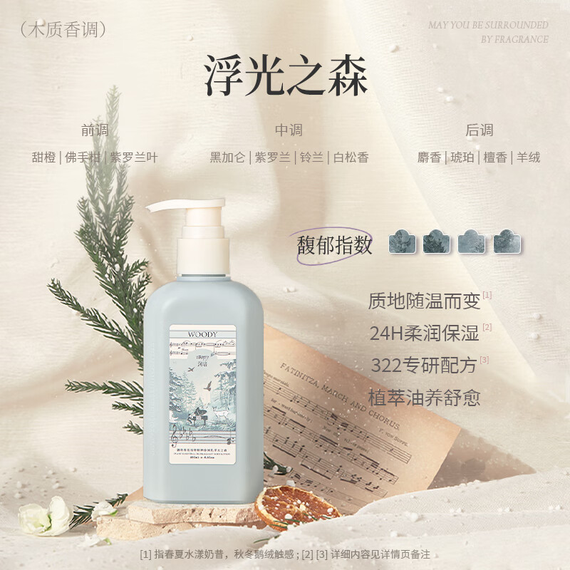 roopy润培馥奇香氛植物精粹身体乳250ml-浮光之森高清大图