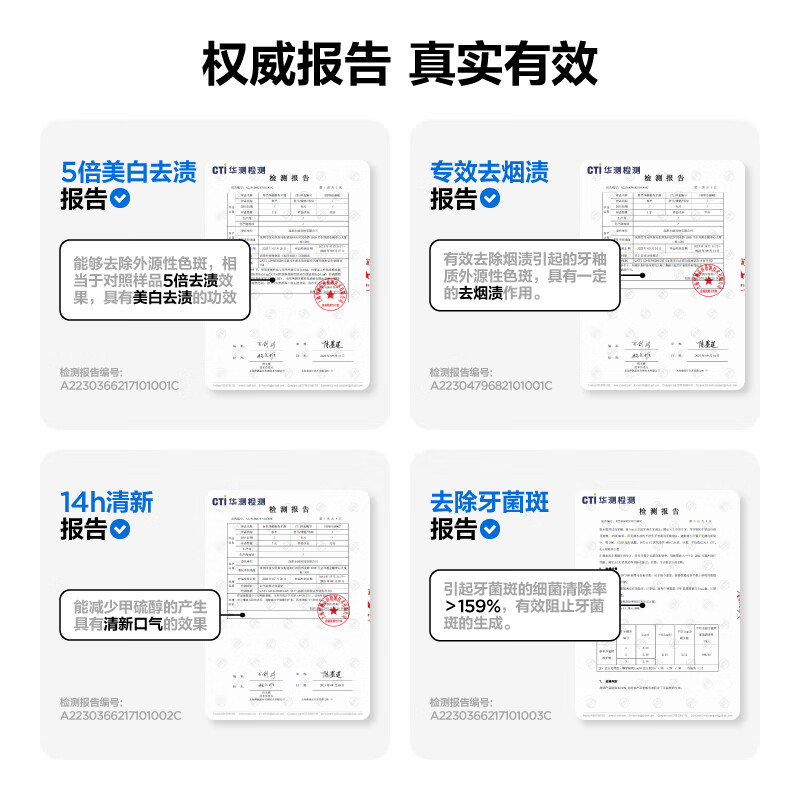 参半净澈皓齿牙膏冰暴薄荷味120g * 3高清大图