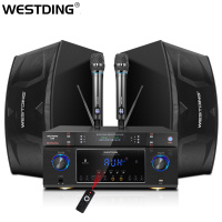 WESTDING/威斯汀 家庭KTV音响套装卡拉OK音箱设备蓝牙功放U段防啸叫话筒K35话筒109三分频音箱