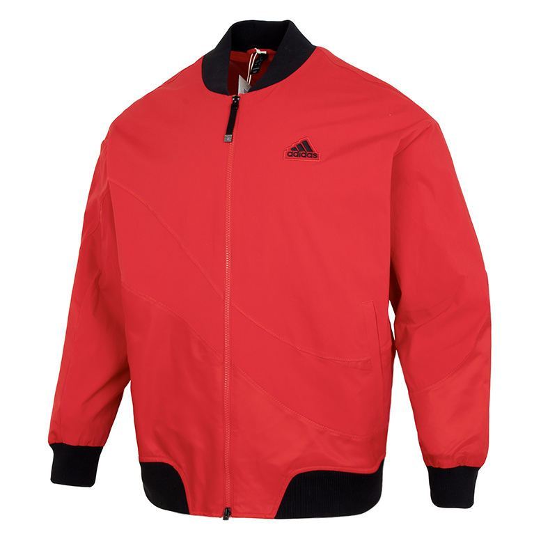 adidas/阿迪达斯外套2024龙年运动休闲加绒立领男装夹克IZ1614 D