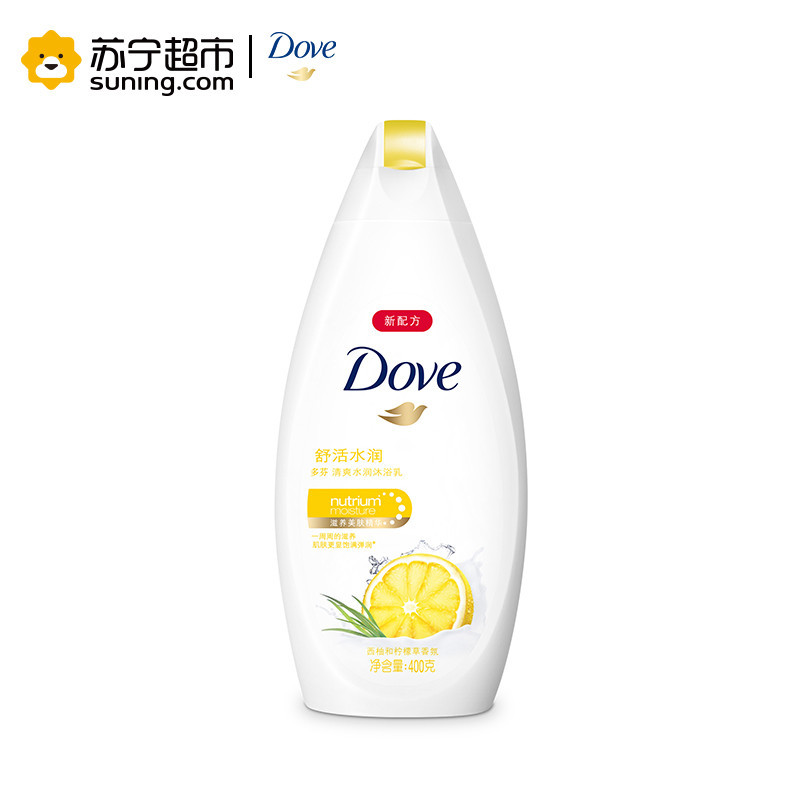 多芬(Dove)舒活水润清爽水润沐浴乳400g[联合利华]