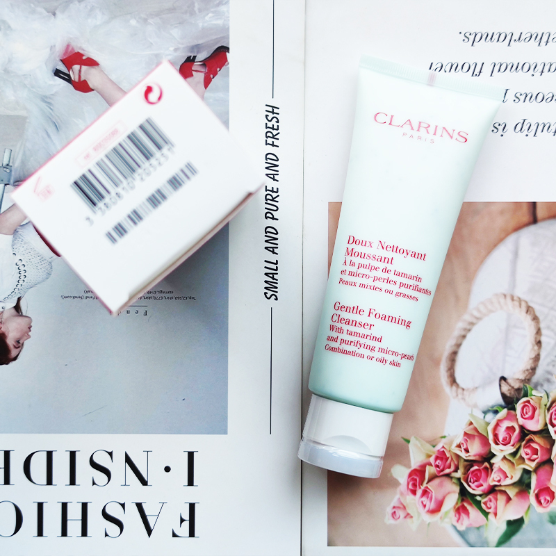 CLARINS娇韵诗平衡泡沫洁面霜洗面奶125ml 绿管洁面乳 适合油性肌肤 孕妇深层清洁