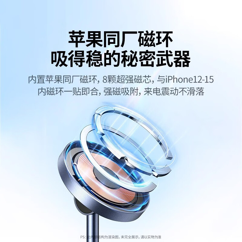 绿联支架式二合一无线充电器适用苹果12-14系列、QI无线充电耳机 非MFi款 CD317/90668(货期3-6天)高清大图