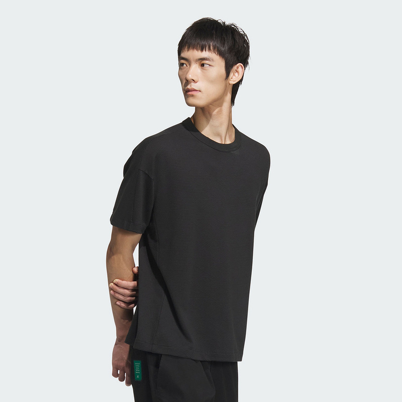阿迪达斯(adidas)2024男舒适户外休闲百搭运动T恤JI8707
