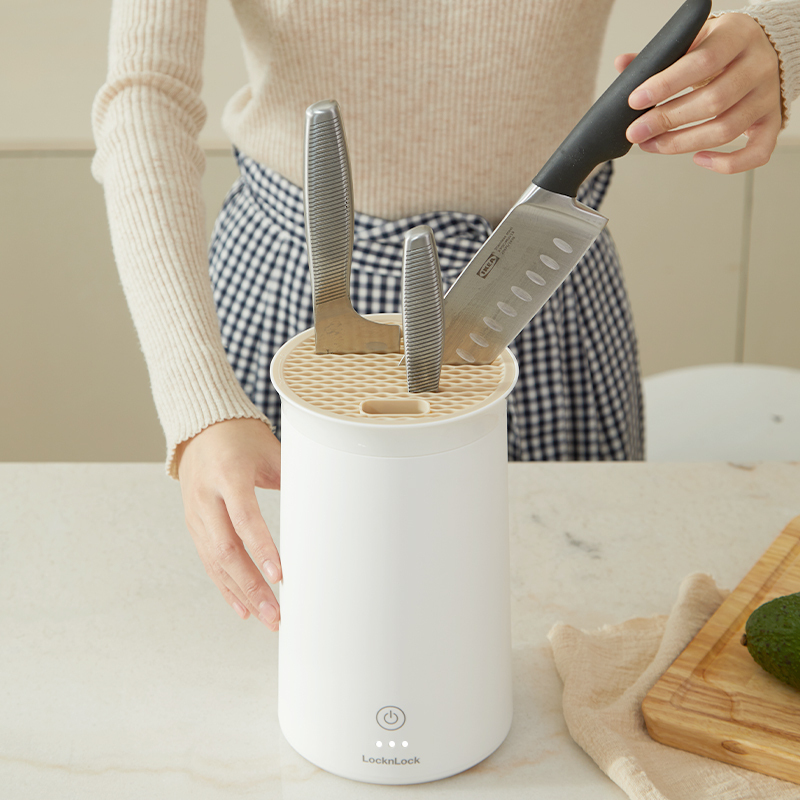乐扣乐扣(LOCK&LOCK)其他厨房电器 刀架刀具杀菌器 紫外线杀菌收纳 ENS111WHT