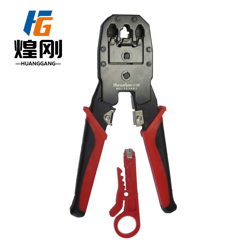 煌刚 网络水晶头压接钳 200mm 把高清大图