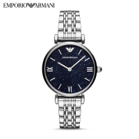 EMPORIO ARMANI阿玛尼石英表手表商务时尚休闲气质女士手表金属表带贝母盘女表AR1907/AR1909