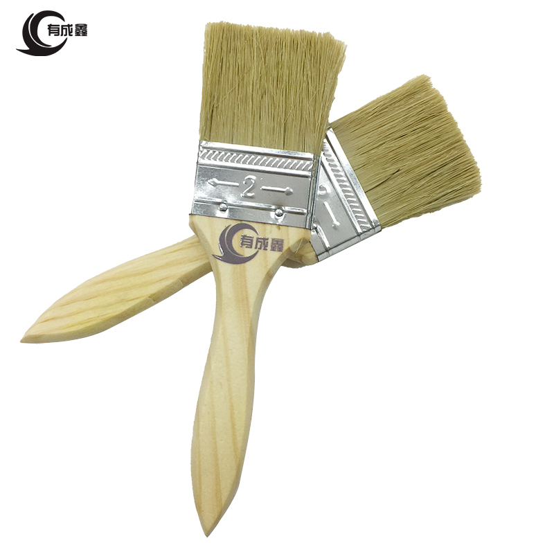 有成鑫 猪毛刷子直柄刷 2寸 把高清大图