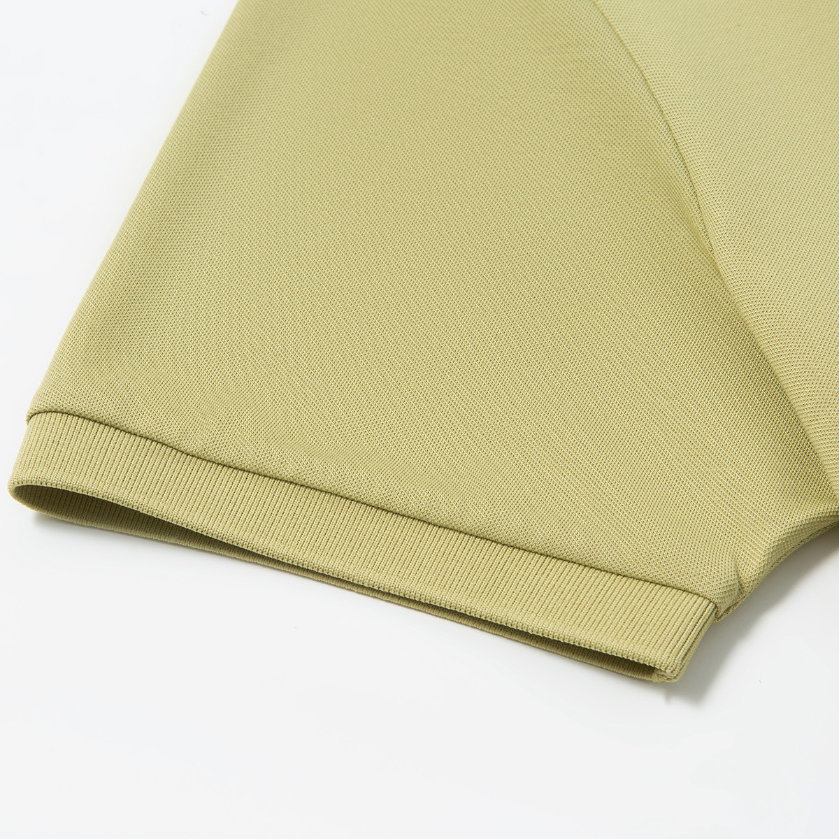 鳄鱼恤CROCODILE 男士吸汗透气条纹短袖商务POLO衫高清大图