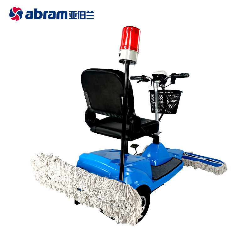 亚伯兰(abram)YBL2-M-P 驾驶式锂电池电动 三轮推尘车——加配警灯高清大图