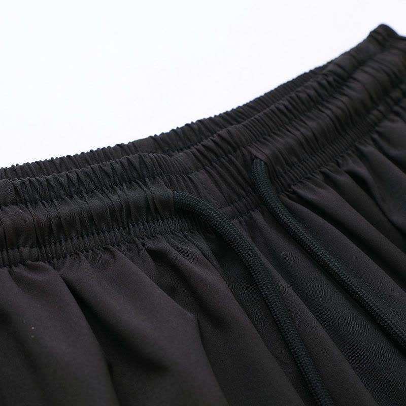 罗蒙短裤男夏季薄款松紧直筒宽松阔腿男士休闲冰丝速干运动七分裤图片