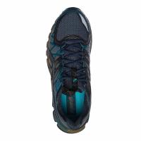 亚瑟士(ASICS)亚瑟士男士跑鞋Gel-Kayano20复古蓝绿拼色专业缓震