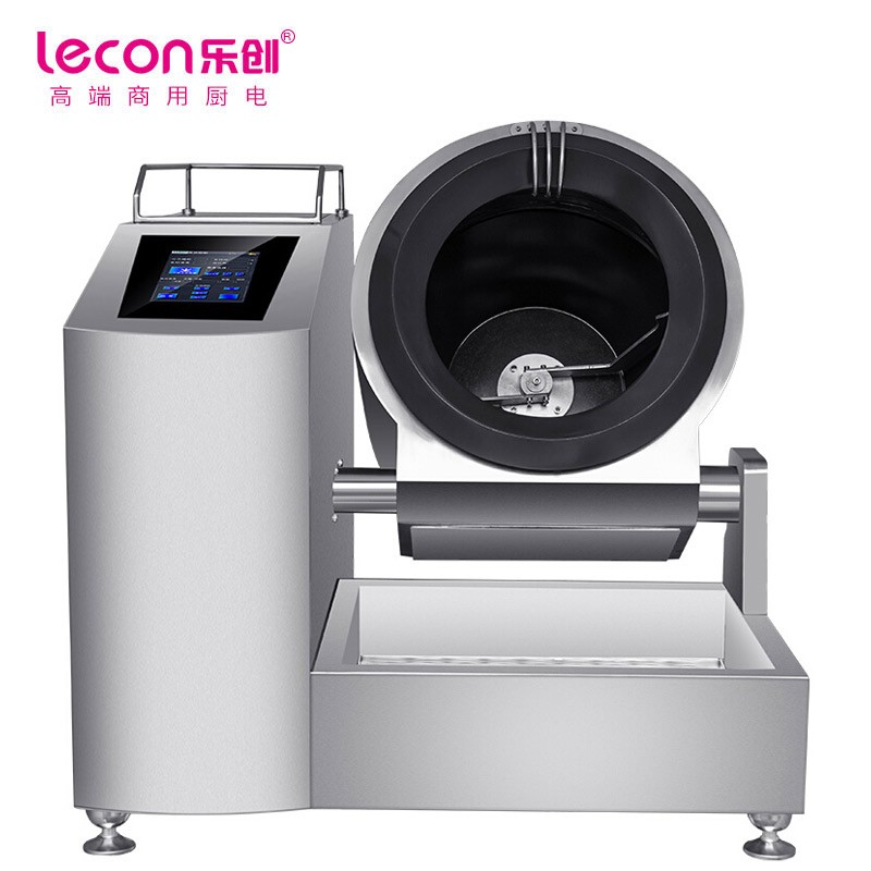 乐创lecon智能触屏炒菜机大容量全自动智能炒菜机器人饭堂食堂炒菜