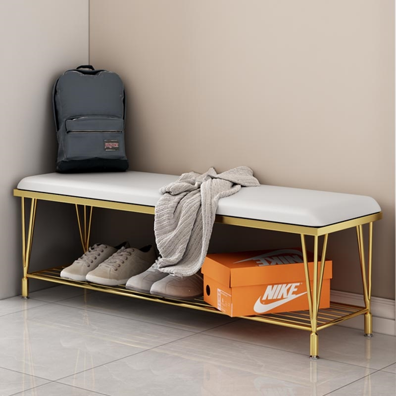 北欧换鞋凳家用门口鞋架符象鞋柜可坐式门厅穿鞋凳软包坐垫进门沙发凳