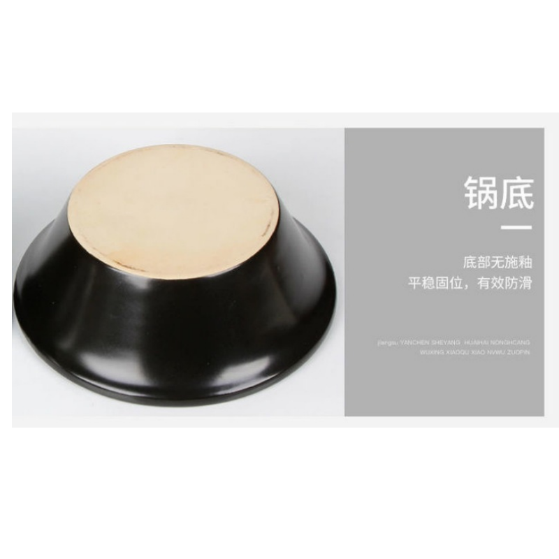 册宣明火电瓦煲砂锅煲仔饭机器沙锅直火黄焖鸡煲仔米饭米线 外口径18.5cm 公差±1cm 40个整箱高清大图