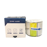 开仰(KAIYANG)PM-14050-LT-SC预印logo设备标签不干胶标签纸140*50mm/100片/卷 多色块