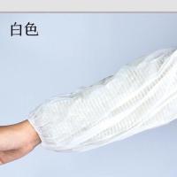工厂批发一次性套袖加厚特厚塑料透明防水防油袖套厨房清洁护袖 白色加厚套袖100只