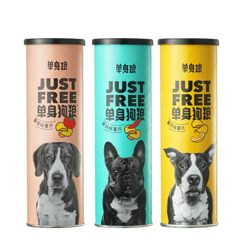 单身粮三连包 零食薯片(番茄味+酱辣味+黄芥味)104g*3