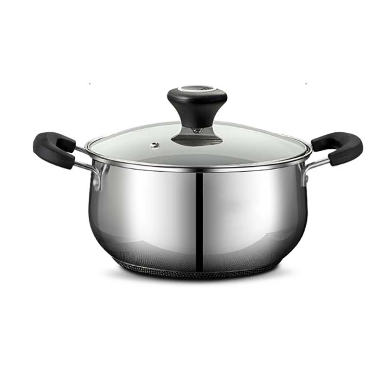 赫伯特双耳汤锅304不锈钢口径22cm